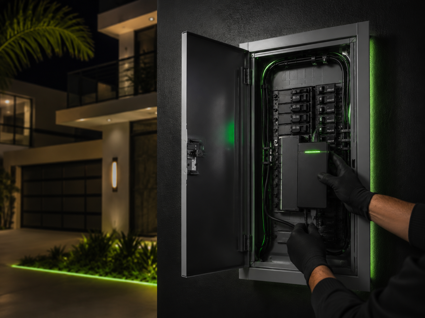 Whole-home surge protection