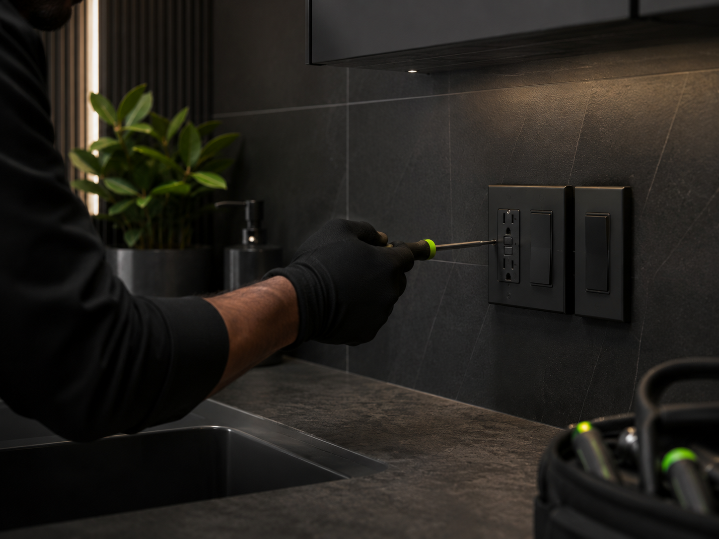 Outlets, switches and GFCI protection